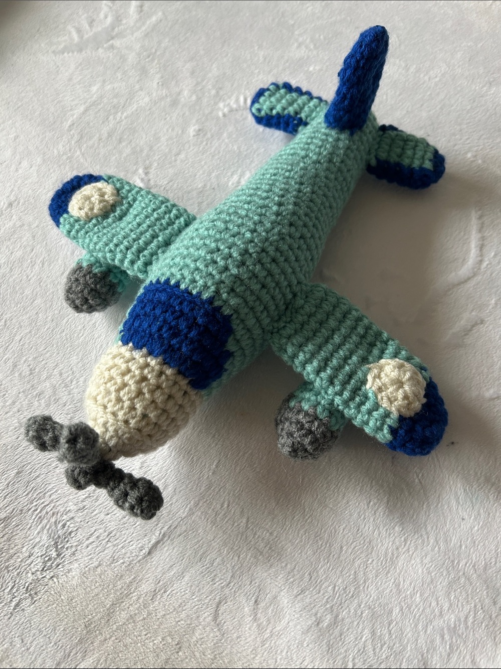 Crochet Airplane- handmade Display item - Picture 2 of 5